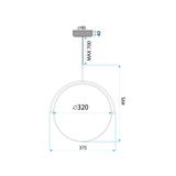 LED-pendellampa APP1426-C 35 cm