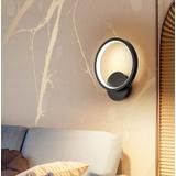 VÄGGLAMPA LED LHJ081-W Svart