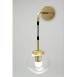 Vägglampa Väggarmatur Glas APP685-1W Guld