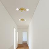 Trefaldig takplafond i metall APP704-3C guld