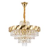 Kristall-pendellampa SWE076-CP 50cm GOLD
