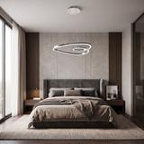 Taklampa Loop LED + Fjärrkontroll APP798-cp Krom