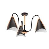 Skandinavisk Tretakslampa APP605-3C Svart