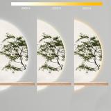 LED-VÄGGSPEGEL MED HYLLA 60 cm 102