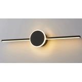 BADRUMSVÄGGLAMPA LED ROUND BLACK 80CM APP850-1W