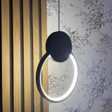 Hängande LED-taklampa APP852-CP Svart