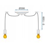 Lampa Spider Rope 8