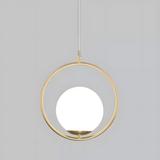 Hängande Taklampa i Glas – Klot G109-1W Guld