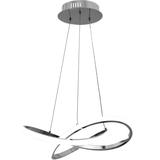 Taklampa Hängande Ring Modern LED + Fjärrkontroll APP389-CP Krom