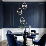 HÄNGLANDE LED-LAMPA G064-3CPR Guld