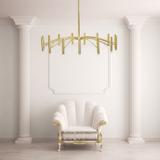 Takplampa APP1197-15CP Guld