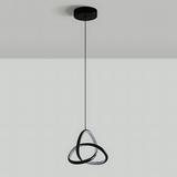 TAKLAMPA HÄNGANDE LED APP1784-CP SVART
