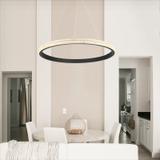TAKLAMPA HÄNGANDE LED APP1512-CP Svart
