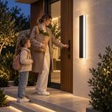 Facade LED wall lamp JNH036-G 90 Black