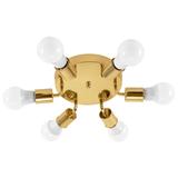Taklampa Plafond 6-armad Metall APP712-6C Guld