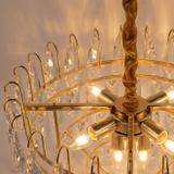 Kristall-pendellampa SWE080-CP 50cm GOLD