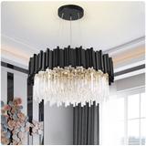 Krys­tall­takplafond APP1481-1C svart matt
