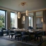TAKLAMPA HÄNGANDE LED G173-3CP GULD
