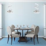 VÄGGLAMPA LED-VÄGGLAMPA SPRING UP APP831-W KROM