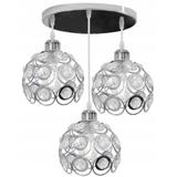 Hängande taklampa APP210-3CPR KRISTALL SILVER