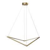 LED pendellampa APP1776-CP Borstad Guld
