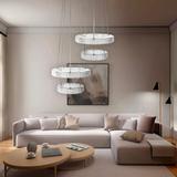 HÄNGLAMPA LED KRISTALL MS006-CP Krom