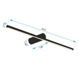 LED-BADRUMSVÄGGLAMPA 60 CM APP1342-W Svart