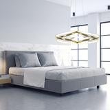 Modern taklampa LED + FJÄRRKONTROLL APP794-CP Flat Guld