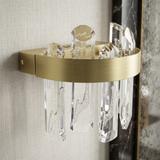LED-vägglampa SWE075-W Brushed Gold