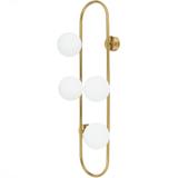 VÄGGLAMPA VÄGGLJUS APP1144-4W guld