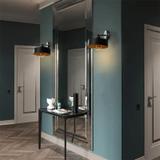 VÄGGLAMPA VÄGGLAMPA APP1332-1W SVART GULD