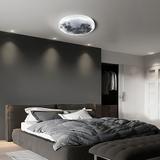 Taklampa APP1806-CW Moon LED-plafond VIT