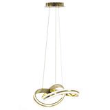 Modern takplafond LED + FJÄRRKONTROLL APP818-CP Guld