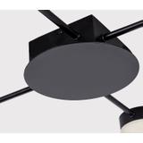 TAKLAMPA 4-ARMAD LED APP519-4C Svart