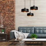 Wisząca Lampa APP1334-3CP Black Gold