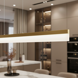 Hängande LED-lampa APP1694-CP 120 cm Borstad Guld