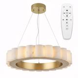 HÄNGENDE LED TAKLAMPA APP1801-CP Borstad Guld