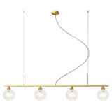 Hänglampa Glasbollar 4 st APP675-4CP Guld