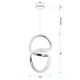 HÄNGLAMPA LED G069-CP Guld