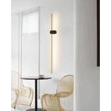 KINKIET ŚCIENNY LED LHJ062-W CZARNO ZŁOTY