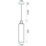 Glaslampa Pendel Taklampa Tuba APP631-1CP