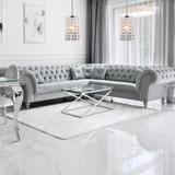 Taklampa Kristall APP730-1CP Silver