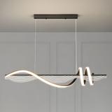 Hängande LED-lampa LHJ041-CP 100 cm SVART