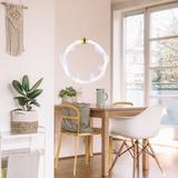 HÄNGLAMPA LED G014-1CP VIT/GULD