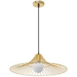 Platt Rund Hängande Taklampa Loft APP499-1CP Guld
