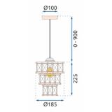 Kristallampa APP1104-1CP