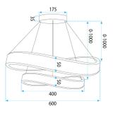 HÄNGANDE TAKLAMPA SWE063-CP GOLD