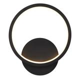 VÄGGLAMPA LED LHJ081-W Svart