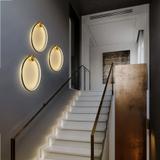VÄGGLAMPA LED-VÄGGLAMPA APP1385-CW GAMMAL GULD 30 cm