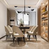 HÄNGENDE TAKLAMPA APP1261-6CP BLACK